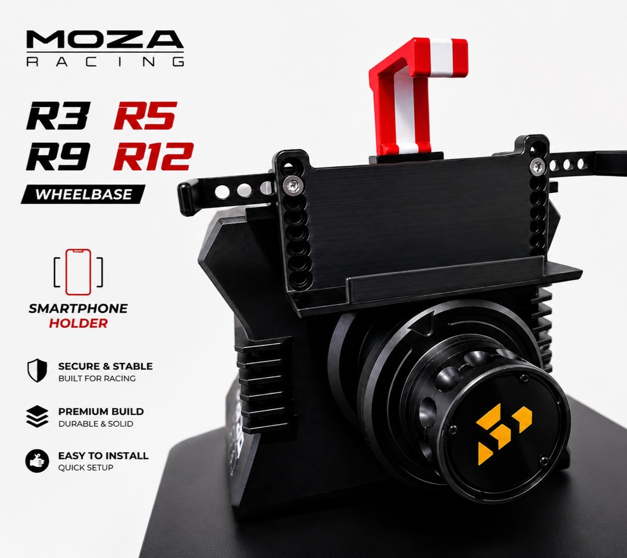MOZA R3 R5 R9 R12 Adjustable Phone Mount