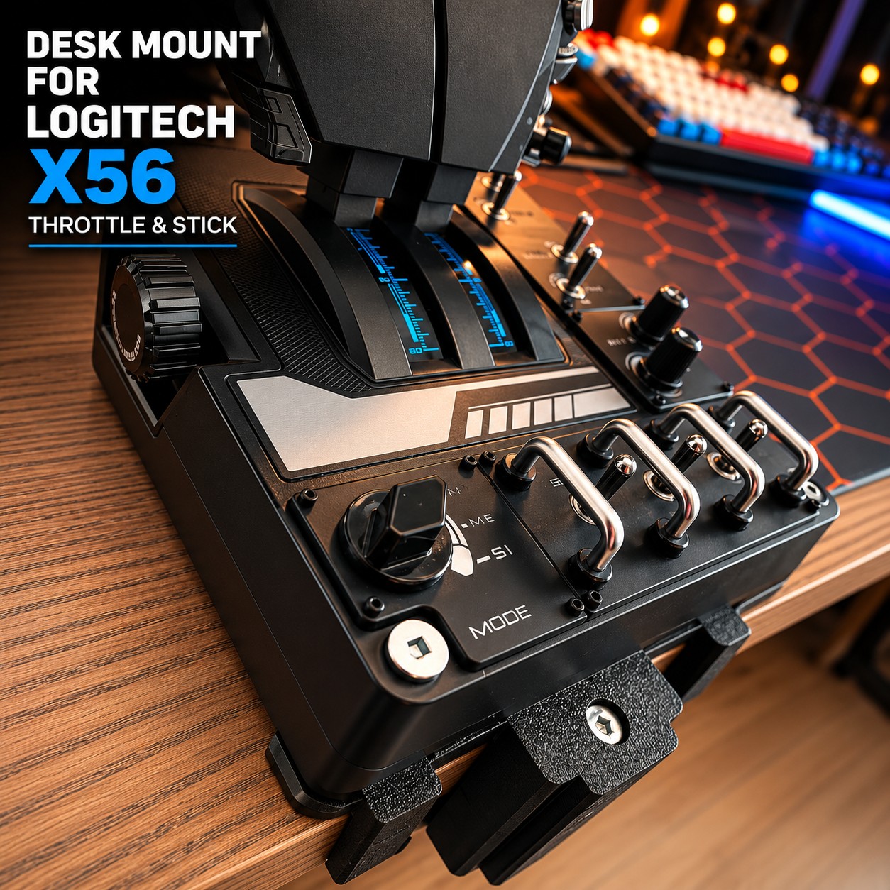 Logitech X56 HOTAS Desk Mount